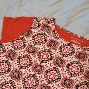 Ann Taylor Factory Shirt Burnt Orange Large